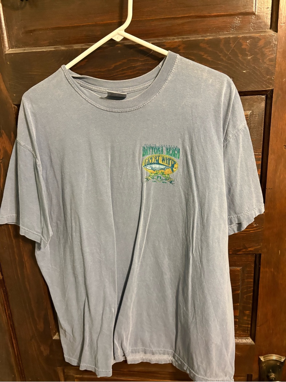 Light Blue Short-Sleeve Graphic Tee